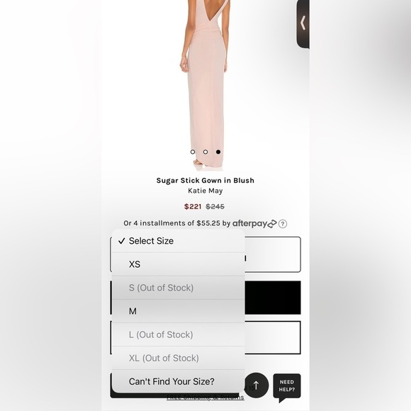 Katie May Sugar Stick Gown in Blush Size M 🌸 NWT - Picture 4 of 14